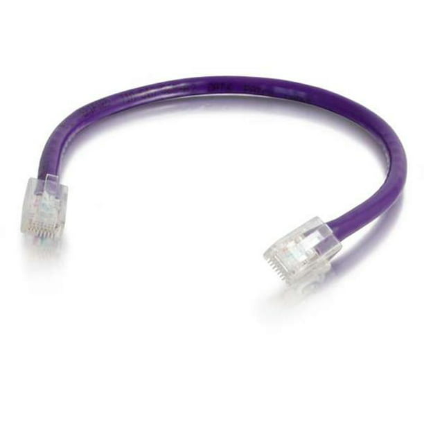 Buhbo 75Ft Cat6 UTP Ethernet Network Non Booted Cable Purple 